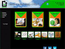 Tablet Screenshot of eco-embalajes-chile.cl